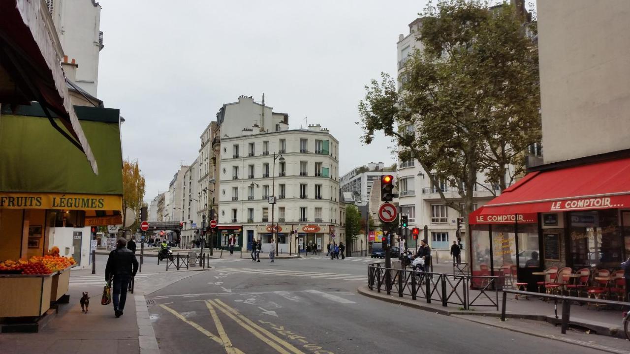 Charmant Studio Alesia Paris Exterior foto